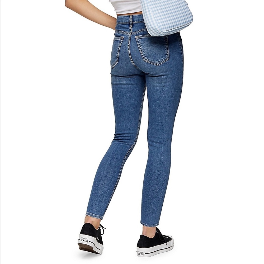 Topshop Jamie Skinny Jeans Frayed Hem 30 NEW NWT